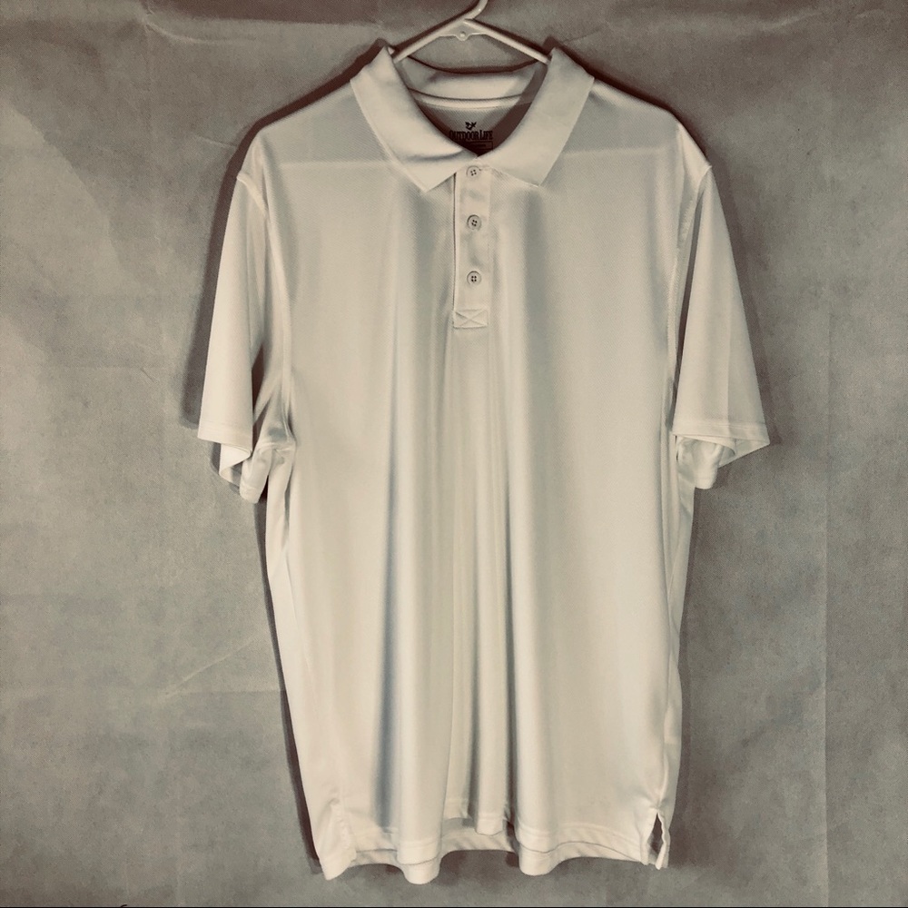 OutDoor Life White Polo Top